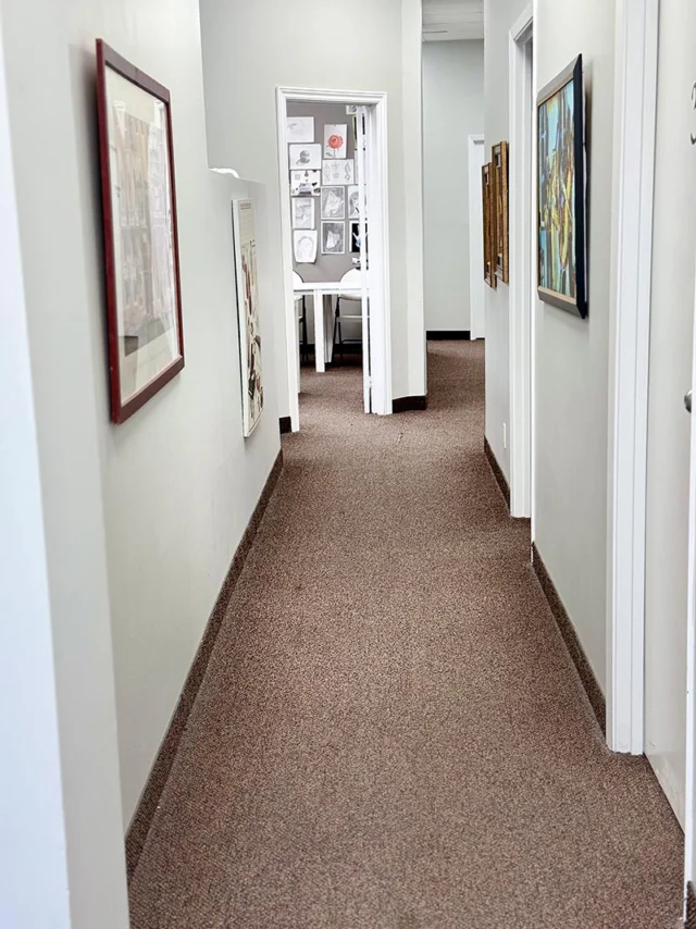 Modern teaching facilities at Muzart Music and Art School - hallway