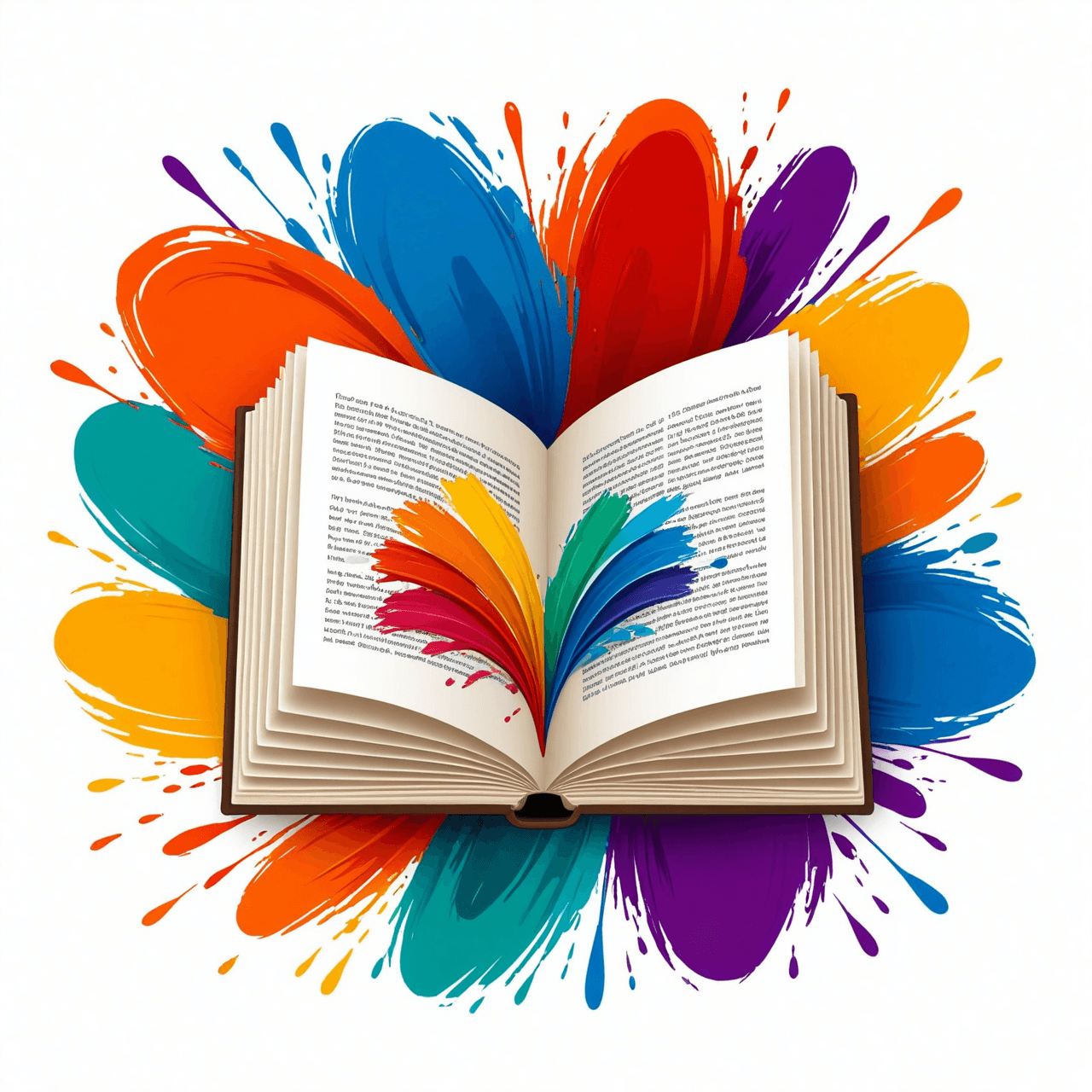 Professional artistic illustration of portfolio presentation with creative elements representing art school interview preparation