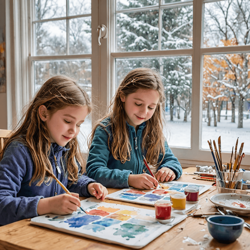 Winter Art Classes for Kids in Etobicoke: Seasonal Creative Projects