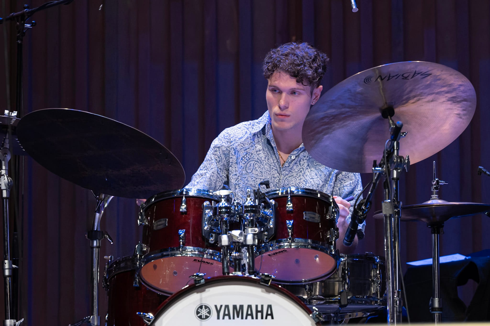 Samuel drum teacher at muzart
